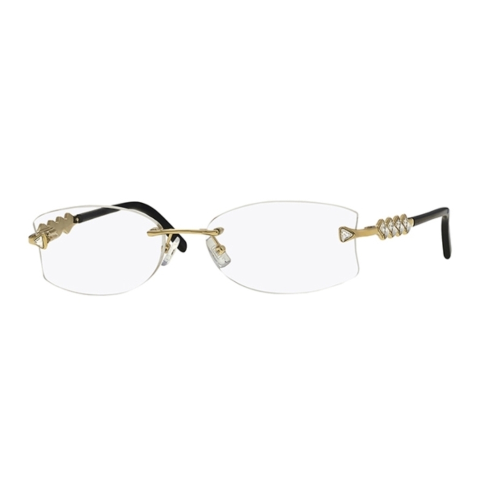 Caviar 2376 Eyeglasses 21 Gold 55mm Semi Oval